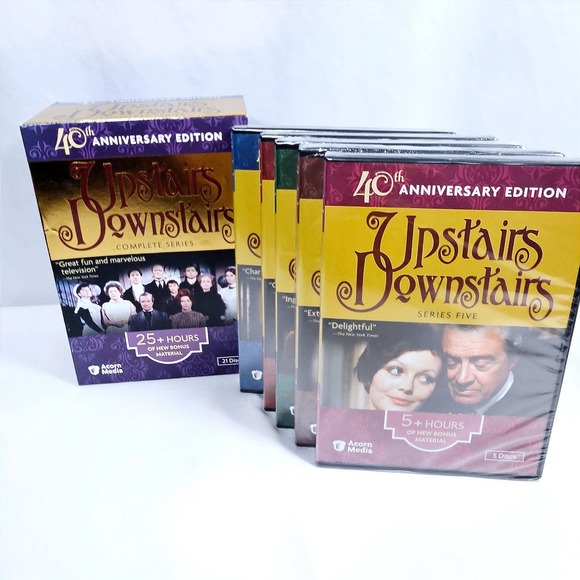 Acorn Media Upstairs Downstairs 40th Anniversary DVD Box Set One Size NWT - Picture 4 of 9